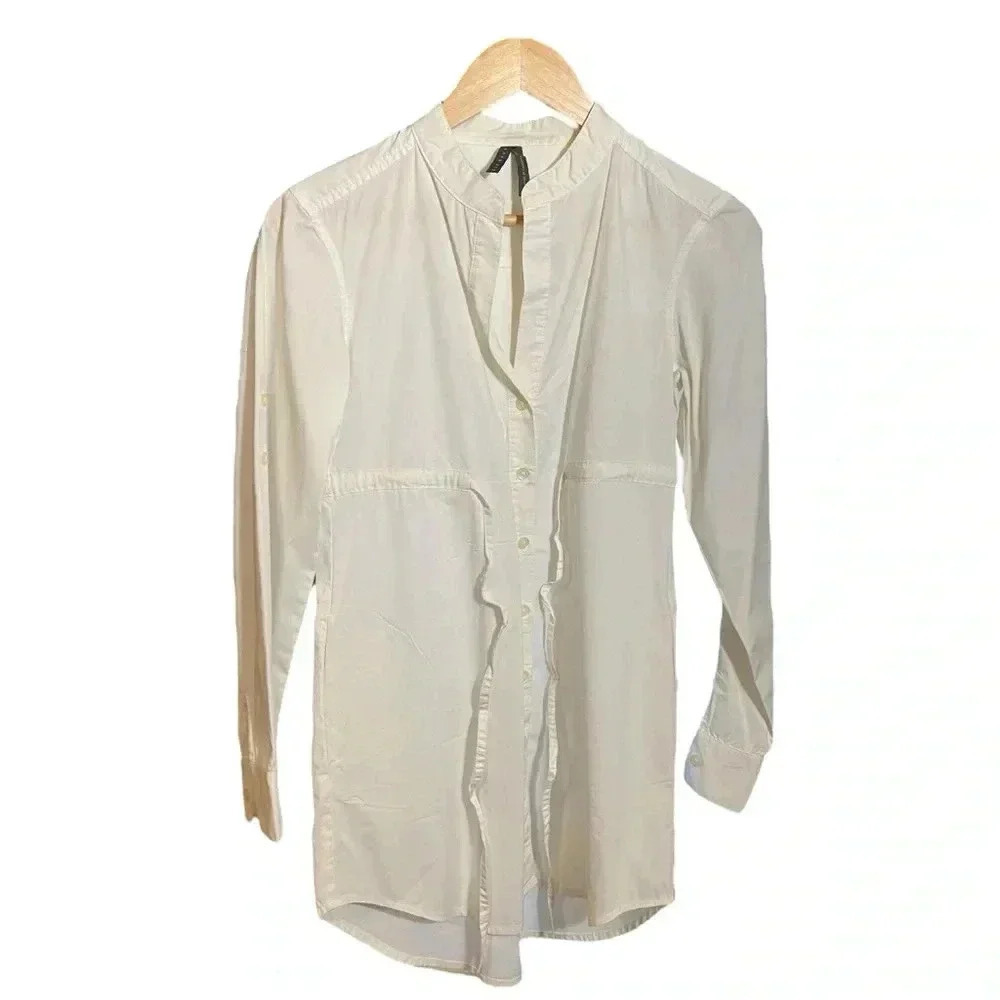 OLD NAVY Women's Blouse Shirt Button Down White Size XS